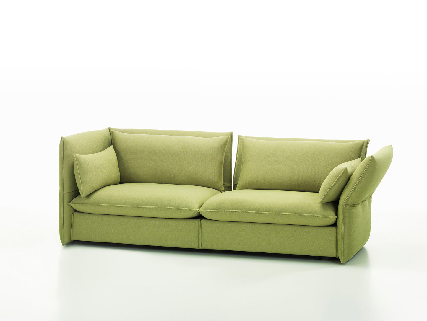 Mariposa 3-Seater Sofa by Vitra - Credo 14 Sand Avocado (F120)