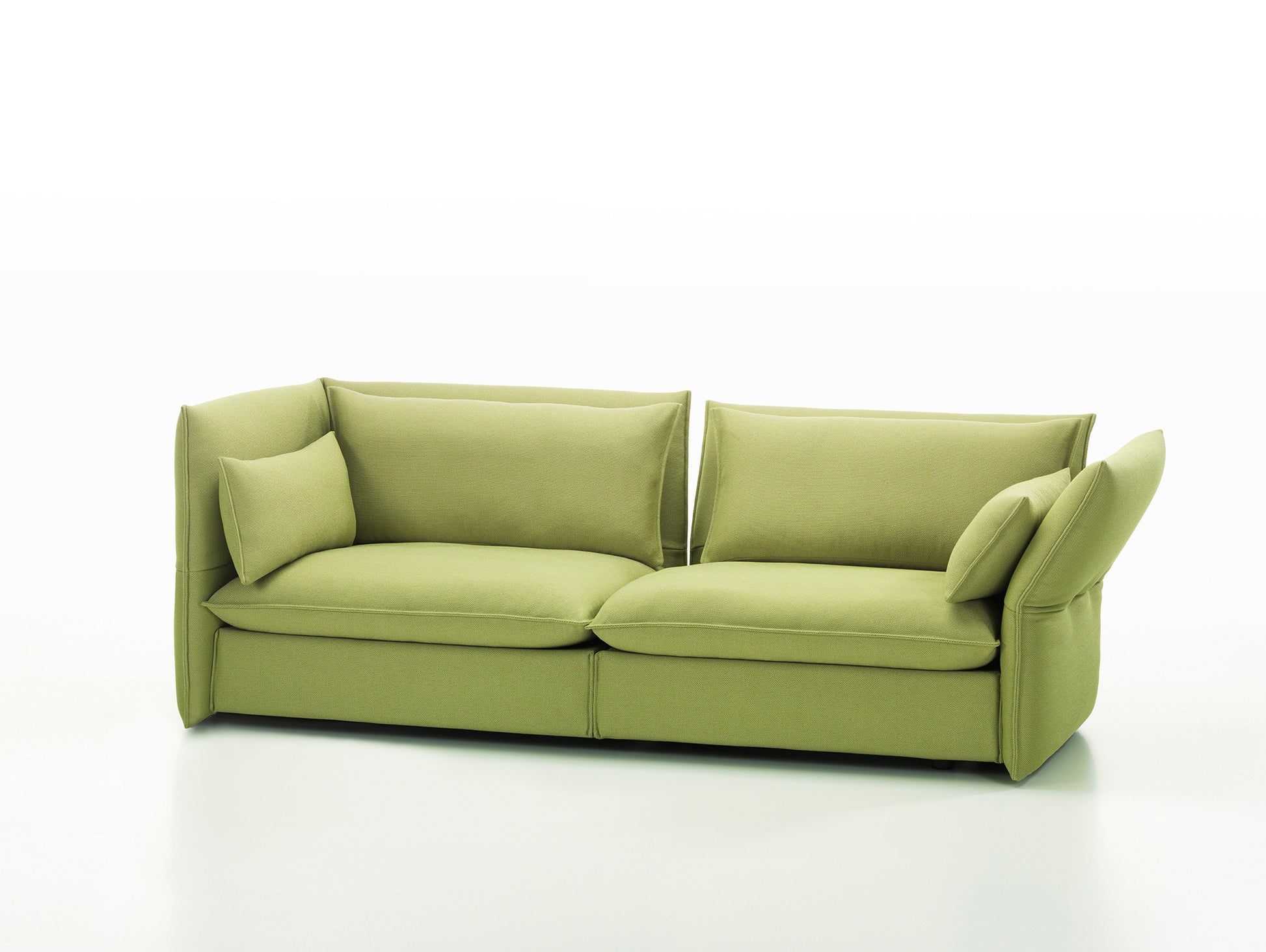 Mariposa 3-Seater Sofa by Vitra - Credo 14 Sand Avocado (F120)