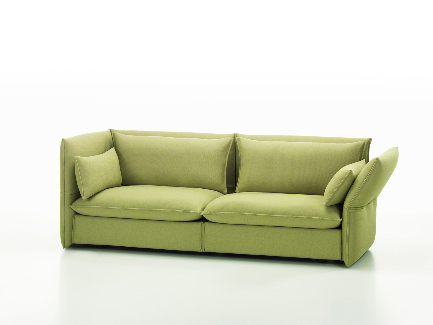 Mariposa 3-Seater Sofa by Vitra - Credo 14 Sand Avocado (F120)