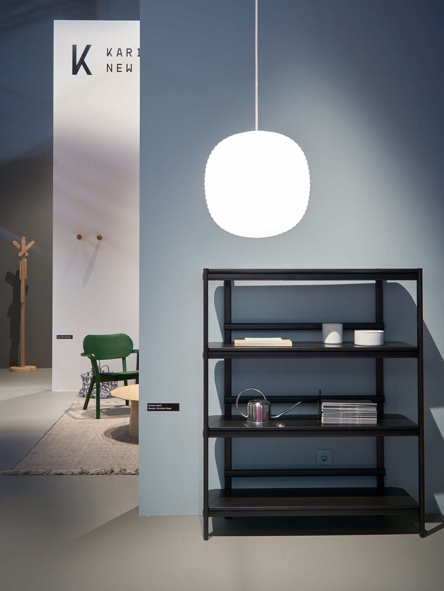 Archive Shelf by Karimoku New Standard - Grain Matte Black