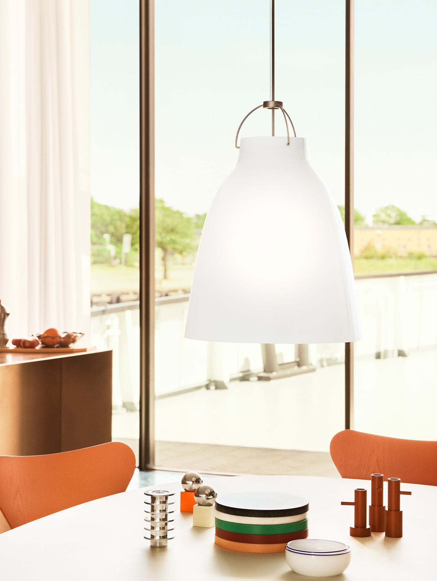 Caravaggio Pendant Light by Fritz Hansen - P3 / Opal Glass
