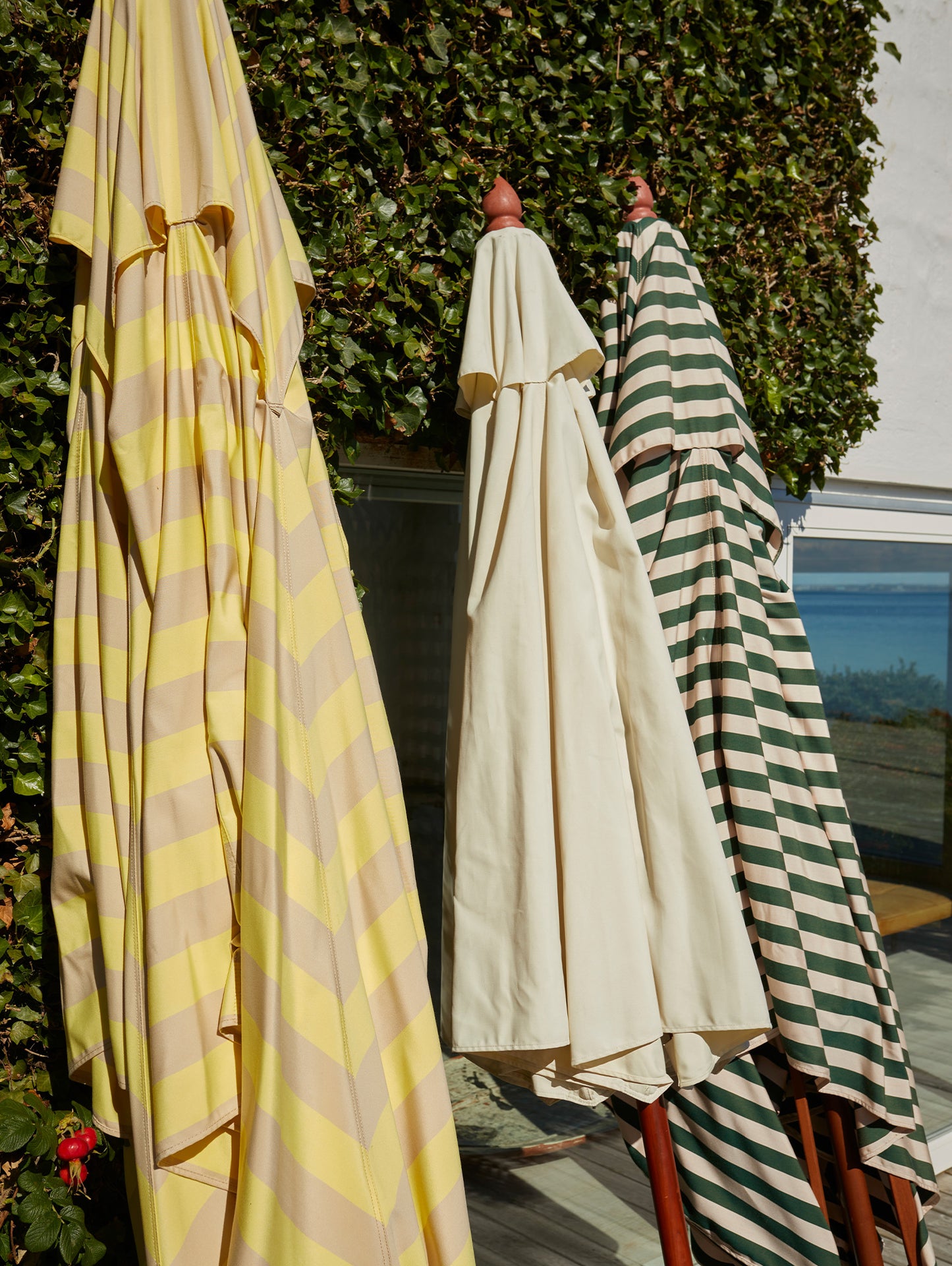Messina Striped Umbrella by Skagerak