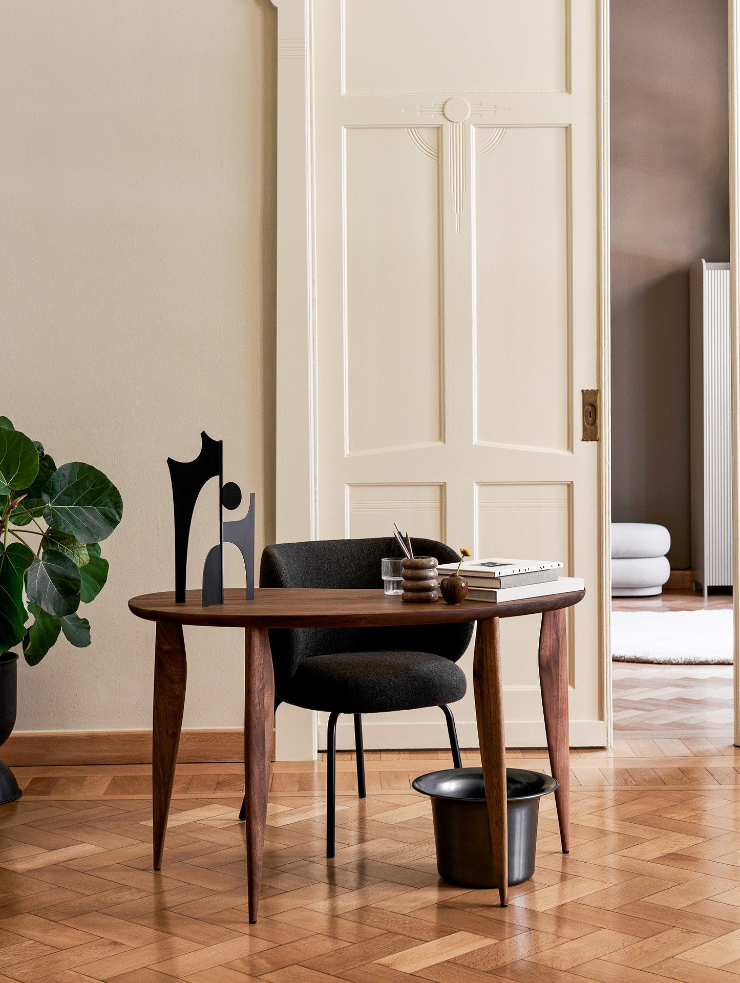 Rico Dining Chair - Fixed Base by Ferm Living