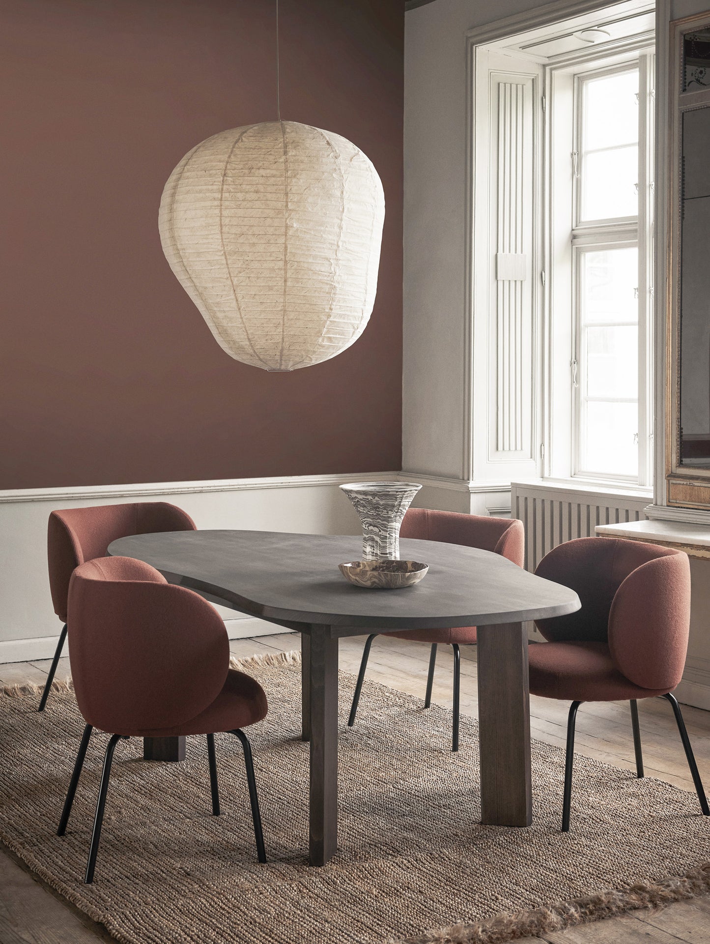 Rico Dining Chair - Fixed Base by Ferm Living