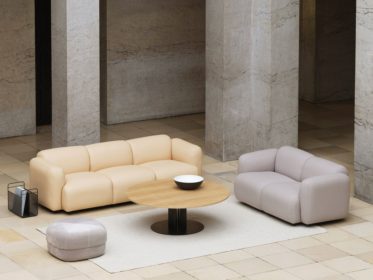 Swell 3-Seater Modular Sofa by Normann Copenhagen / Ultra Leather 41572