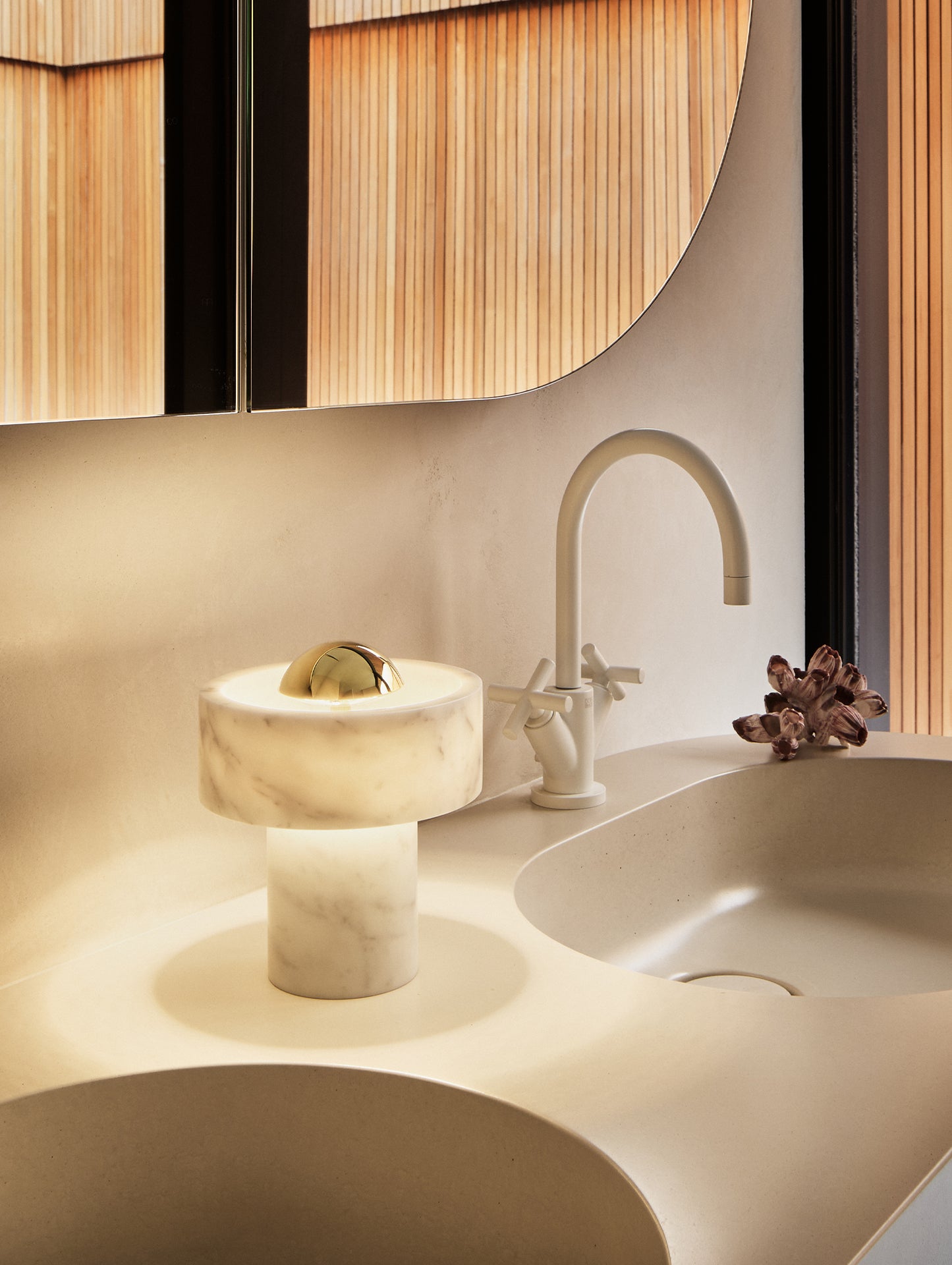 Stone LED Portable Lamp by Tom Dixon