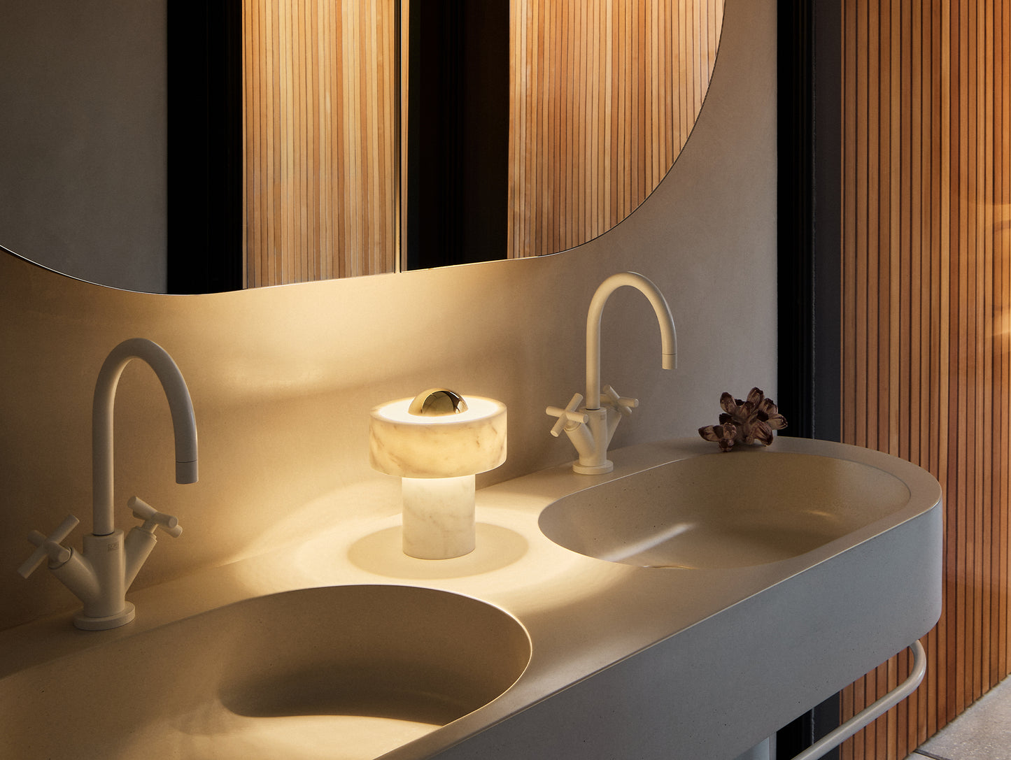 Stone LED Portable Lamp by Tom Dixon