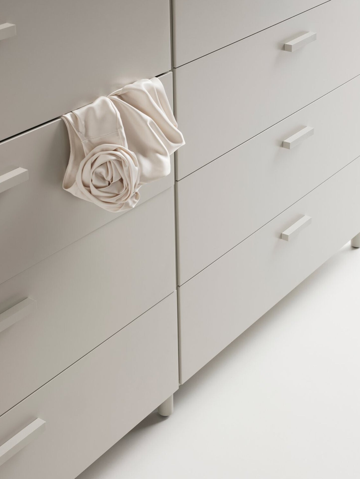 Relief Drawers with Legs - Wide by String - Beige