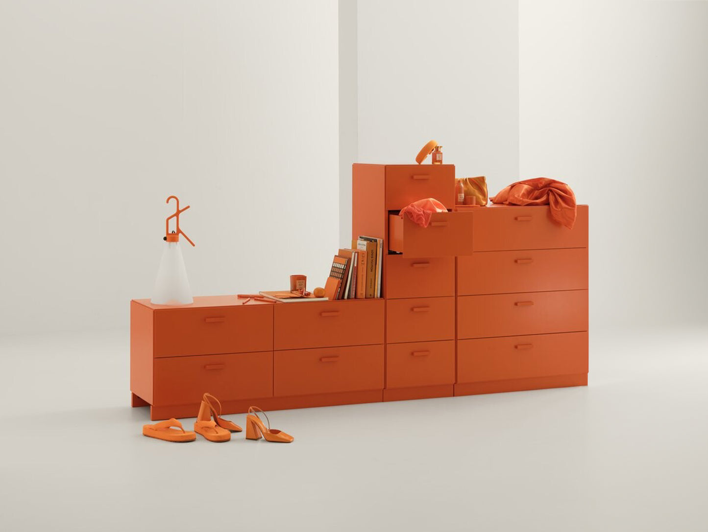 Relief Drawers - Wide by String - Orange