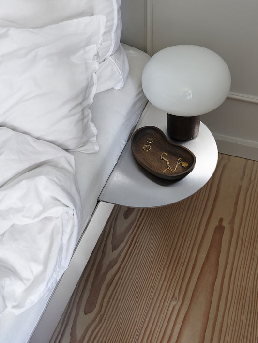 Bed 90 cm (Low) - Stainless Steel by Moebe