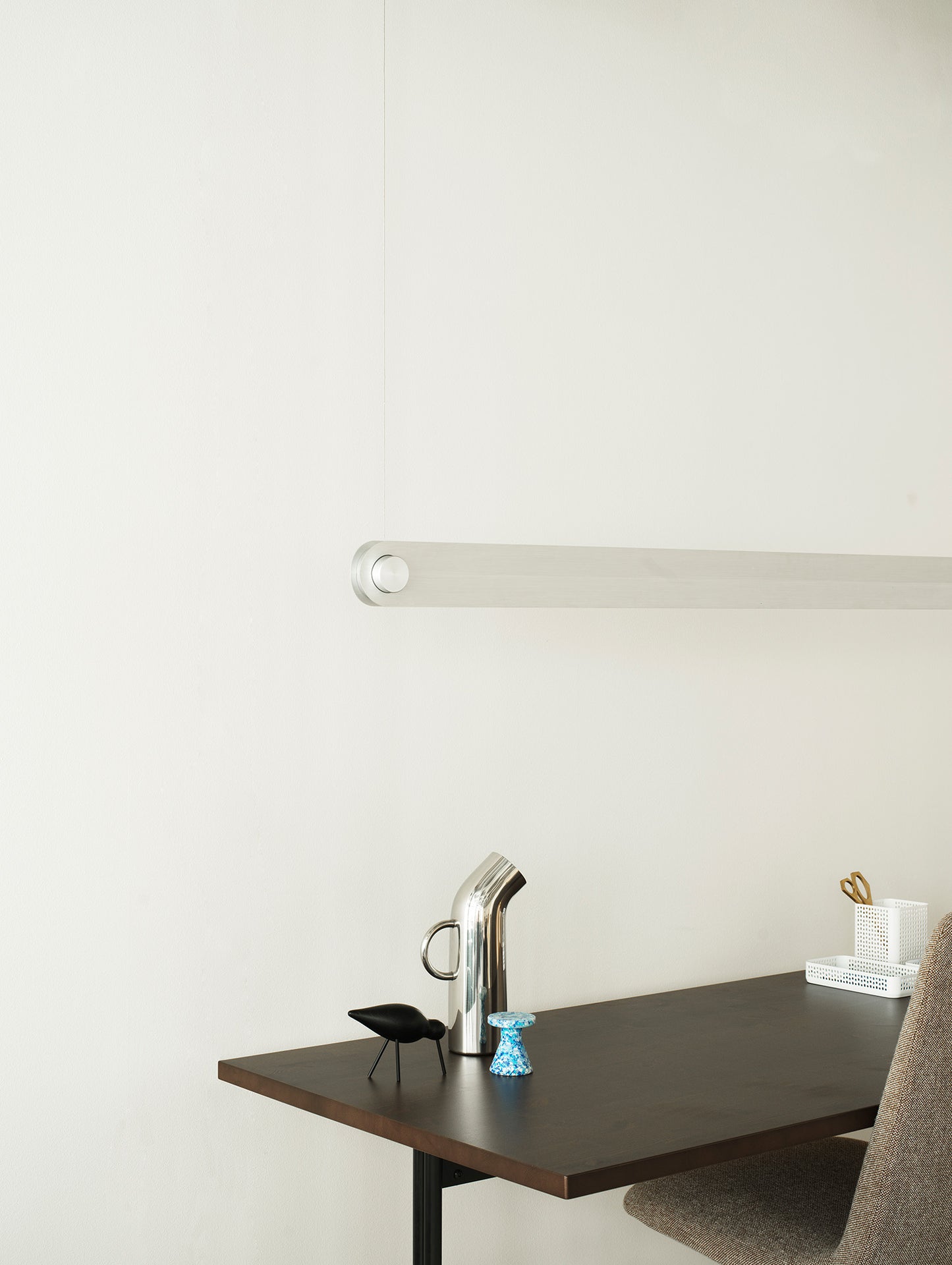 Dim Linear Lamp by Normann Copenhagen - Brushed Aluminium
