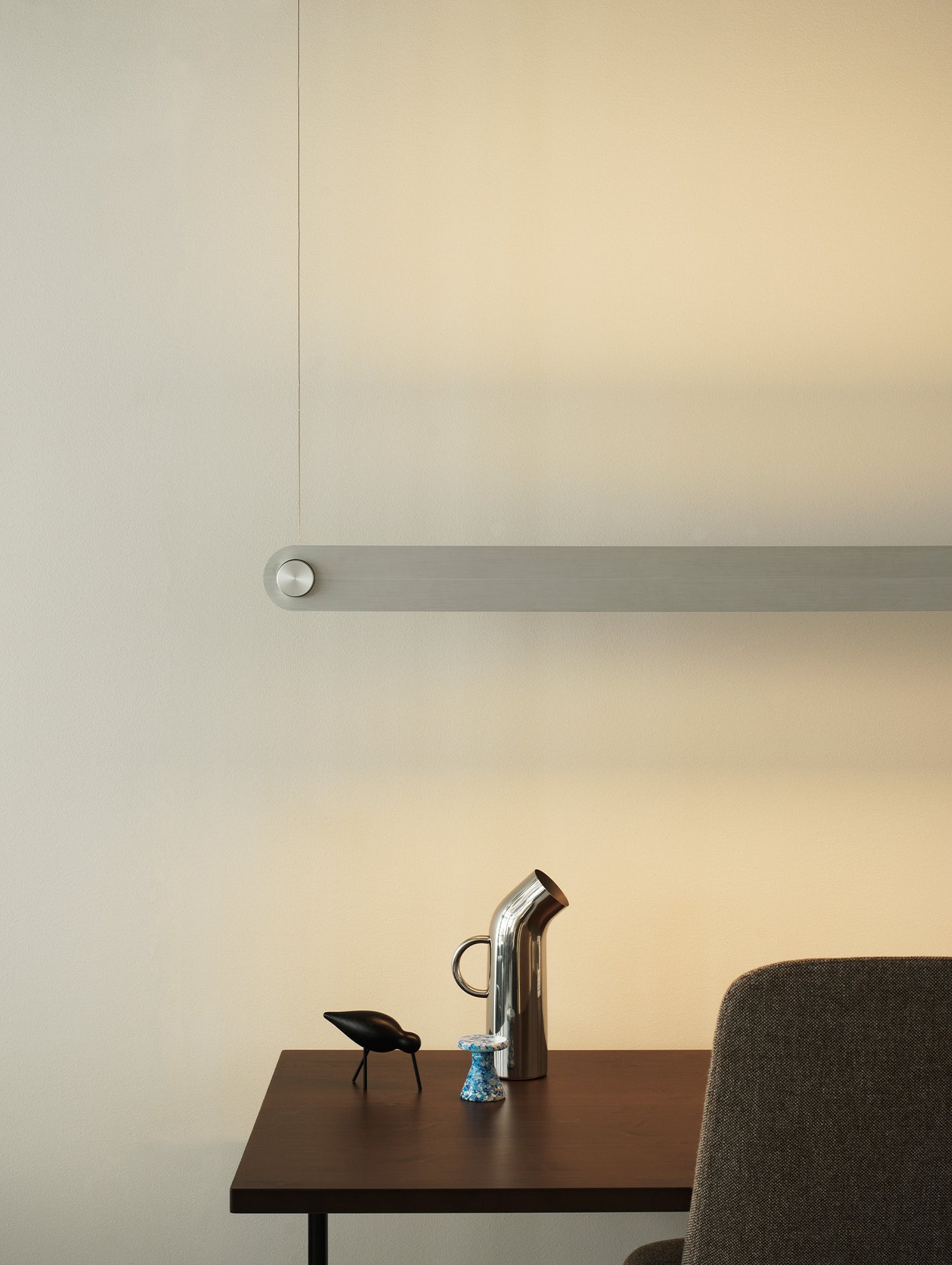 Dim Linear Lamp by Normann Copenhagen - Brushed Aluminium