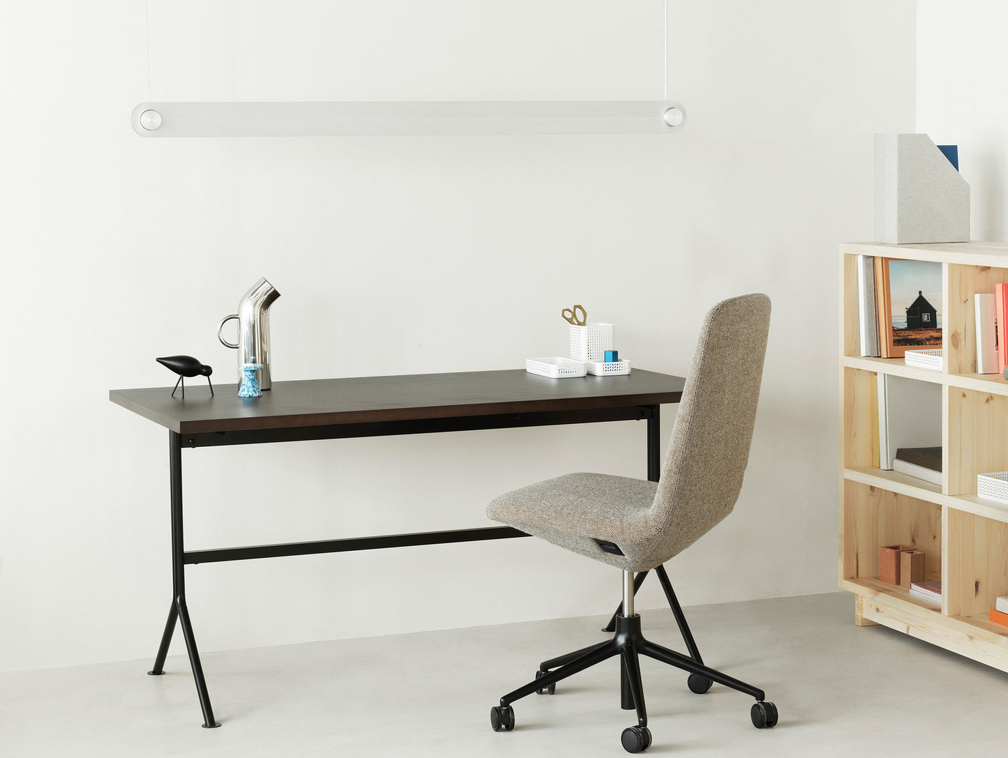 Dim Linear Lamp by Normann Copenhagen - Brushed Aluminium