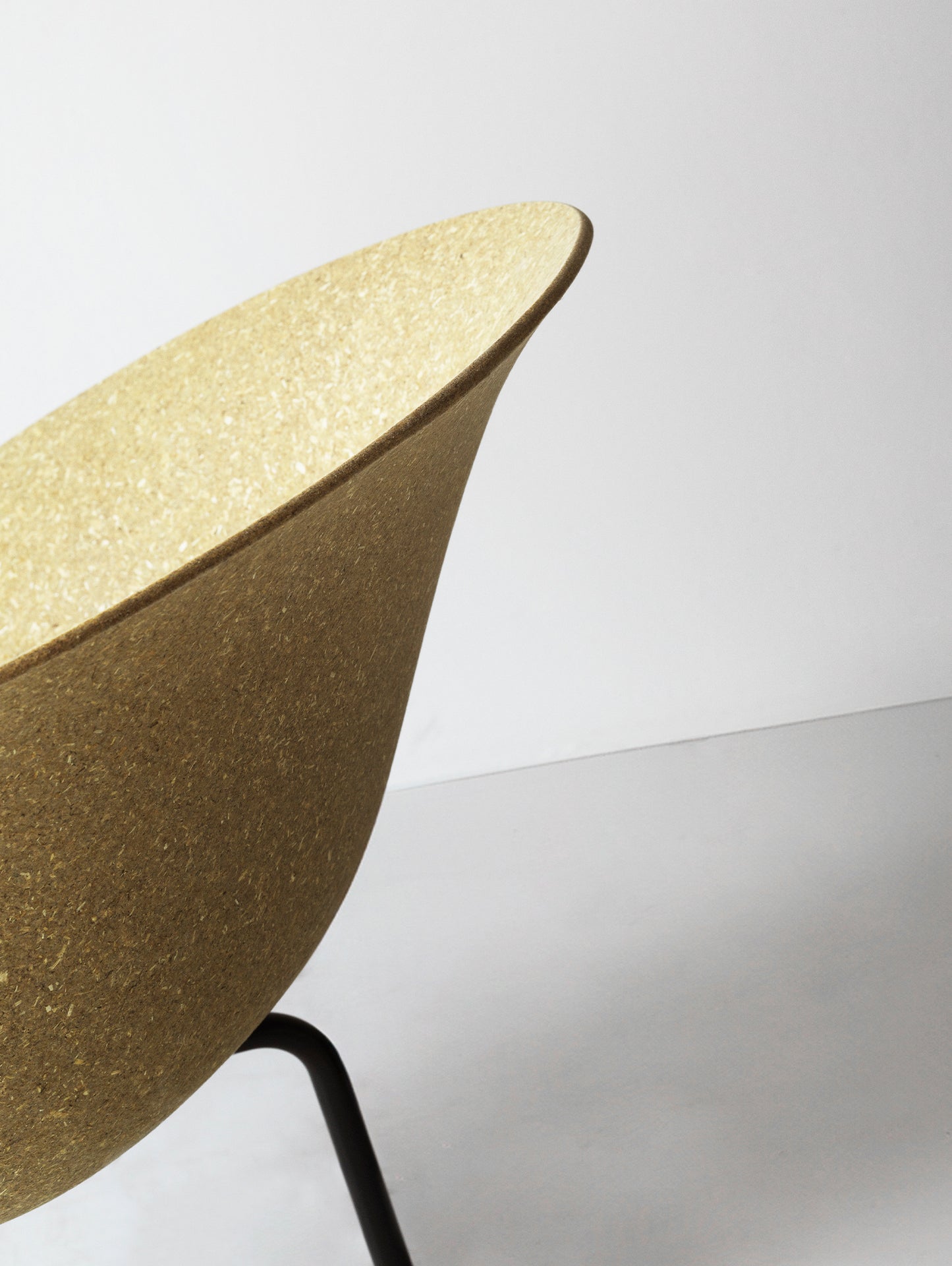 Mat Armchair - Steel by Normann Copenhagen - Black Base / Hemp