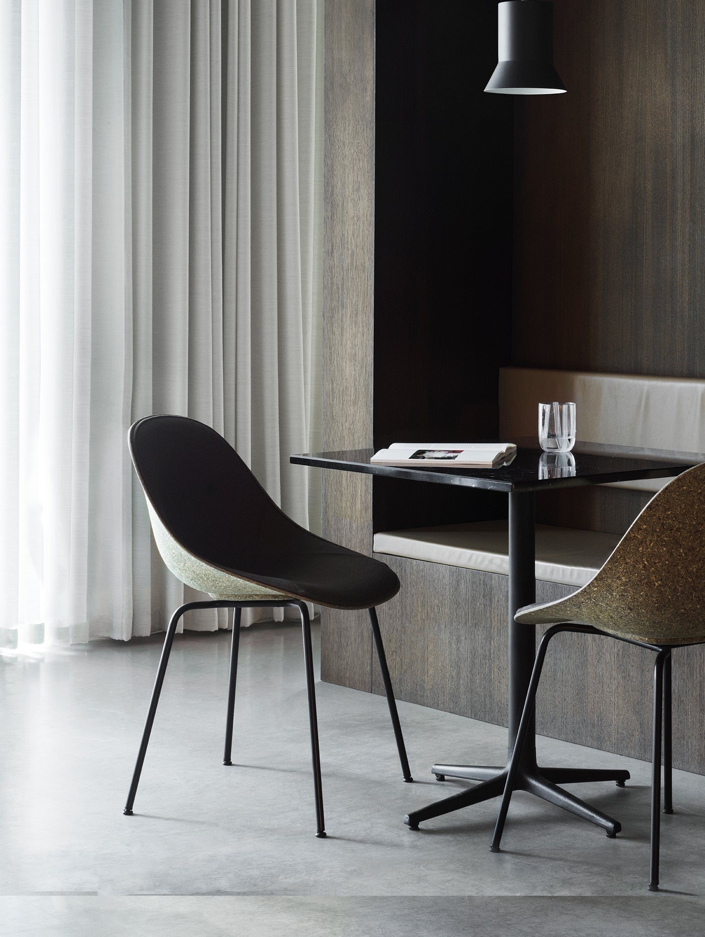 Mat Chair Upholstered - Steel