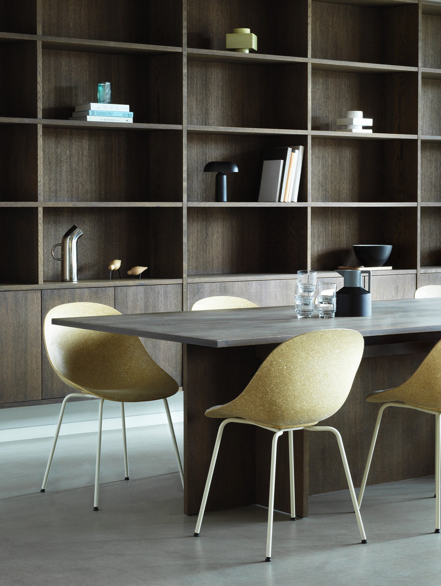 Mat Chair - Steel by Normann Copenhagen / Cream Steel Base / Hemp