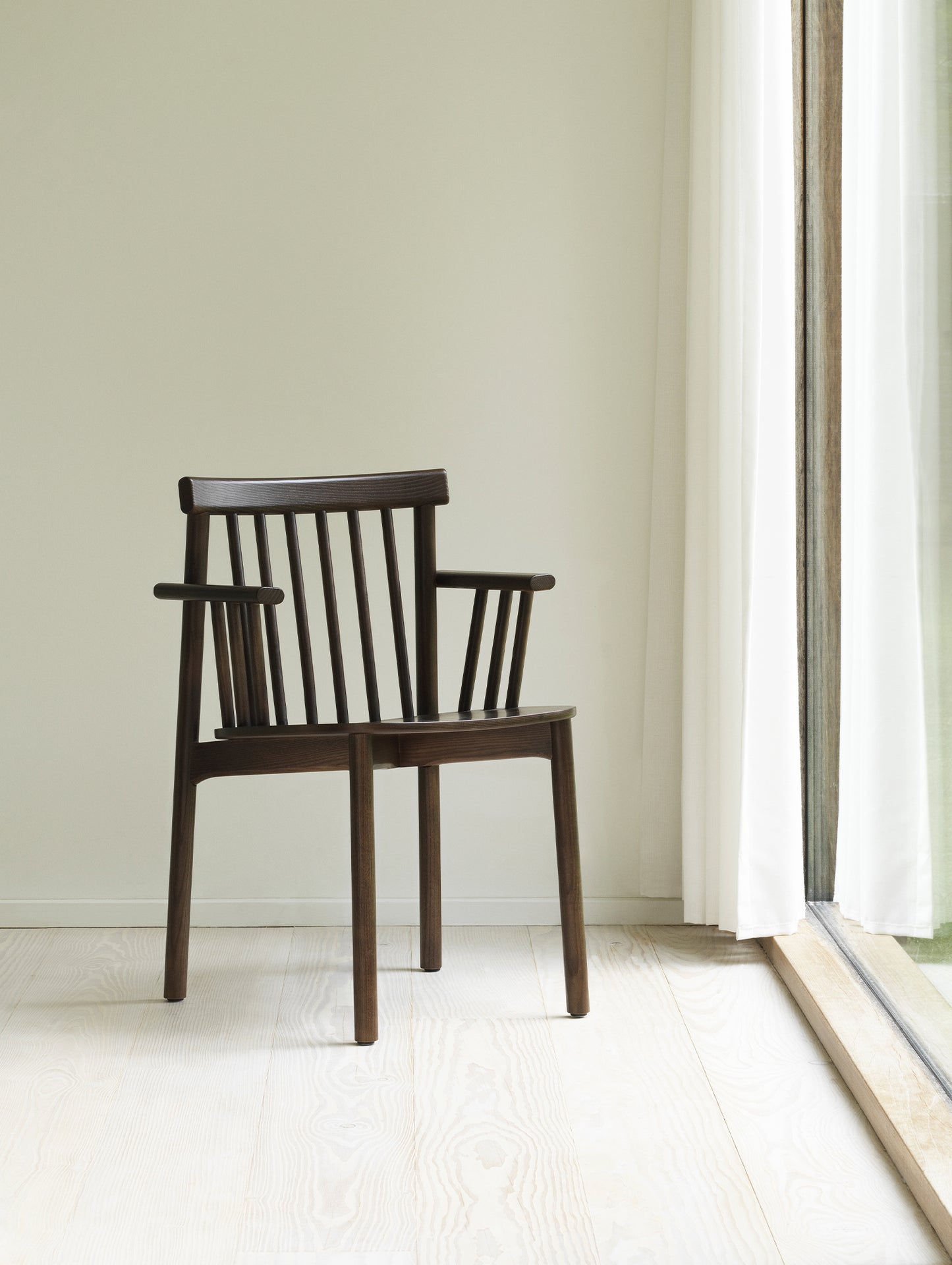 Pind Armchair by Normann Copenhagen - Brown Stained Ash