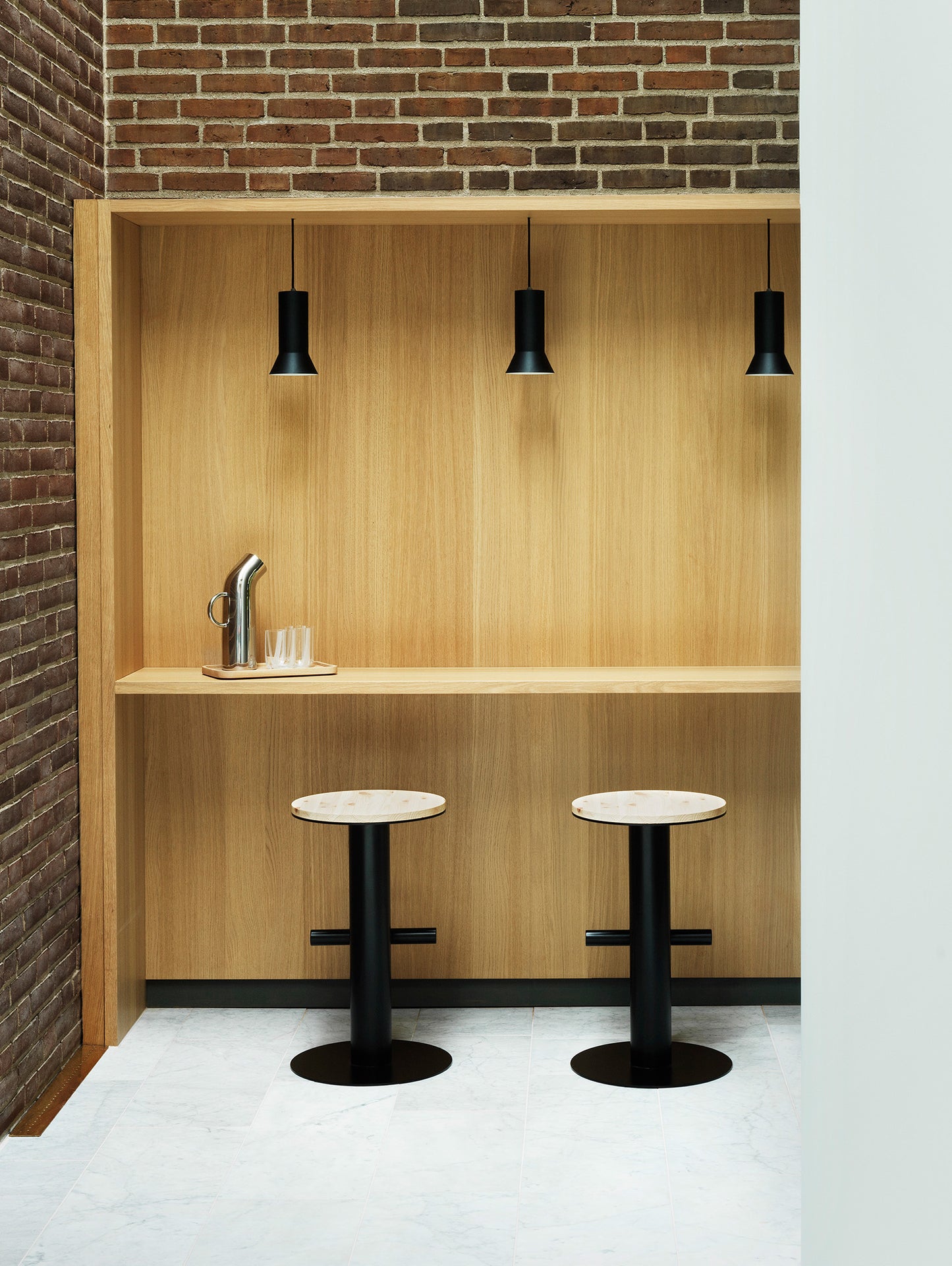Pole Bar Stool by Normann Copenhagen - H65 / Black