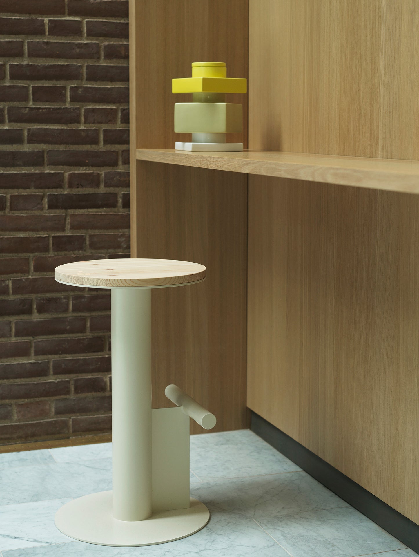 Pole Bar Stool by Normann Copenhagen / H65, Sand