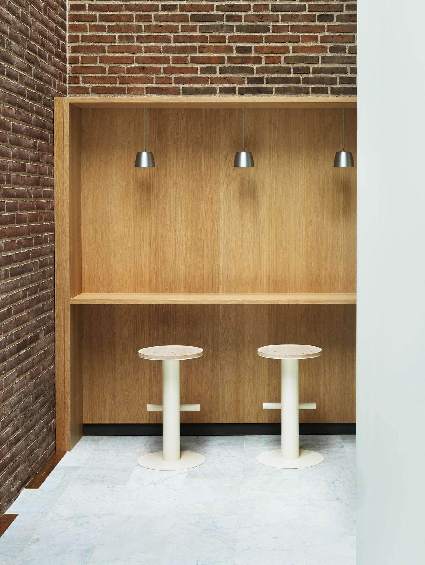 Pole Bar Stool by Normann Copenhagen - H65 / Sand