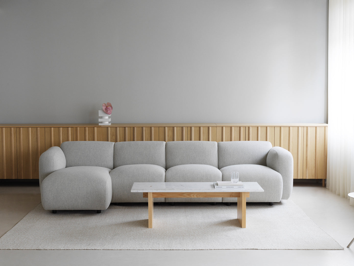 Swell Modular Sofa by Normann Copenhagen / Hallingdal 65 110