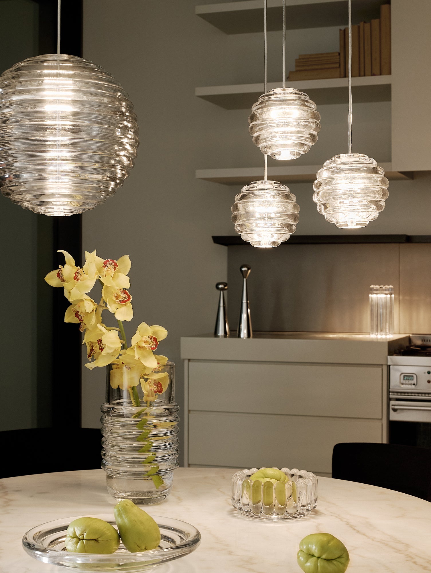 Press Sphere LED Pendant Light by Tom Dixon