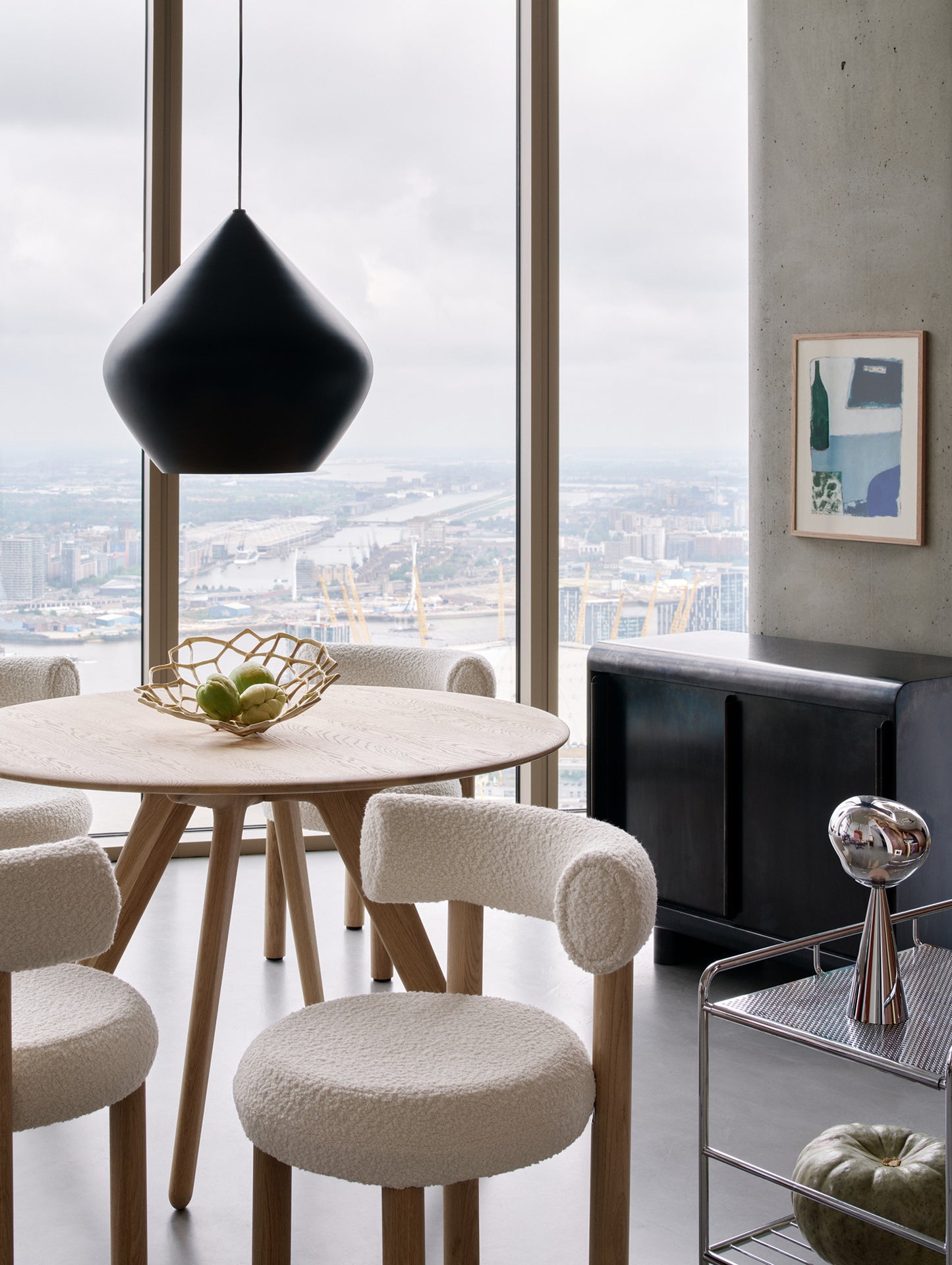Fat Dining Chair Wood by Tom Dixon