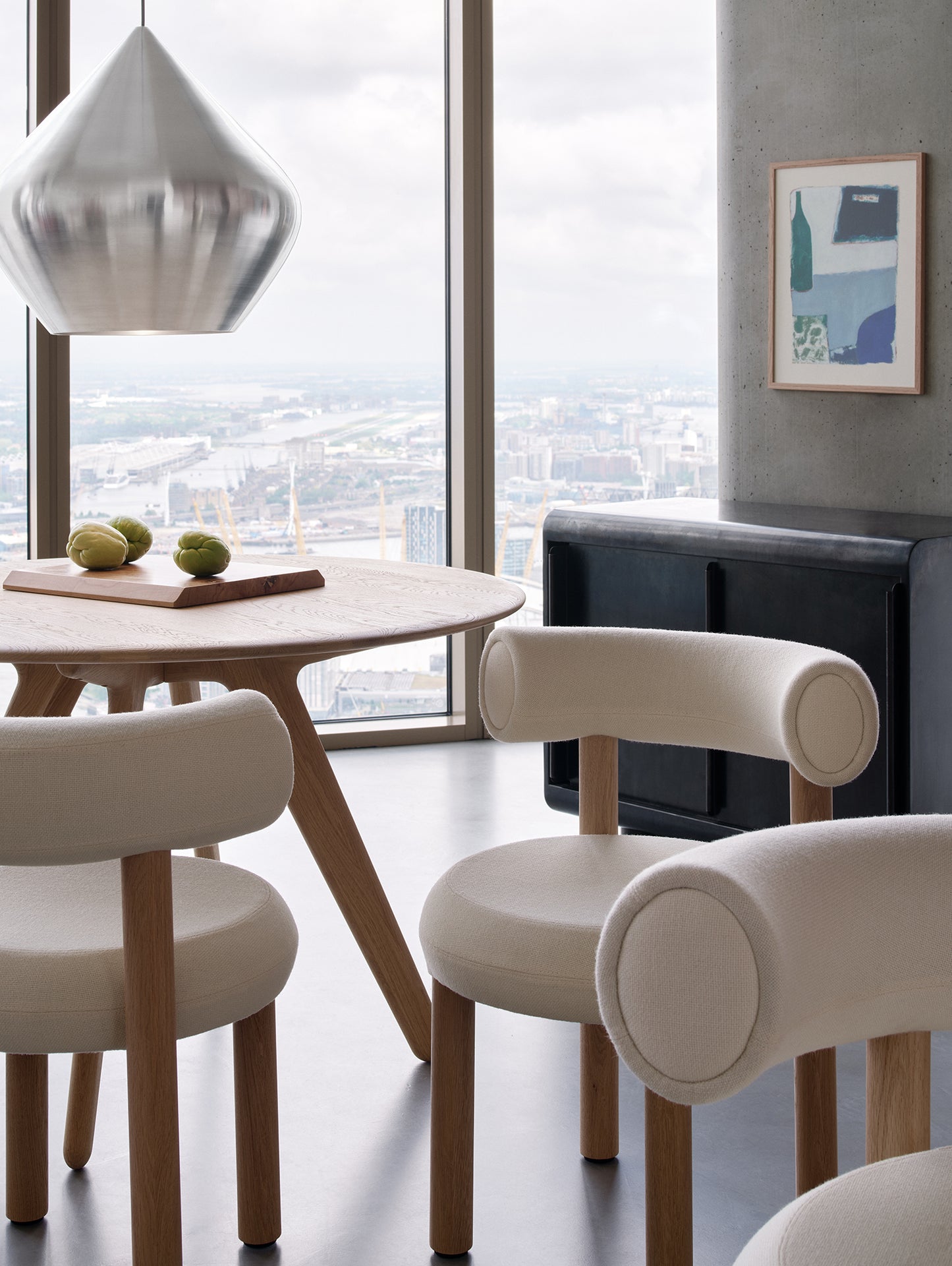 Fat Dining Chair Wood by Tom Dixon