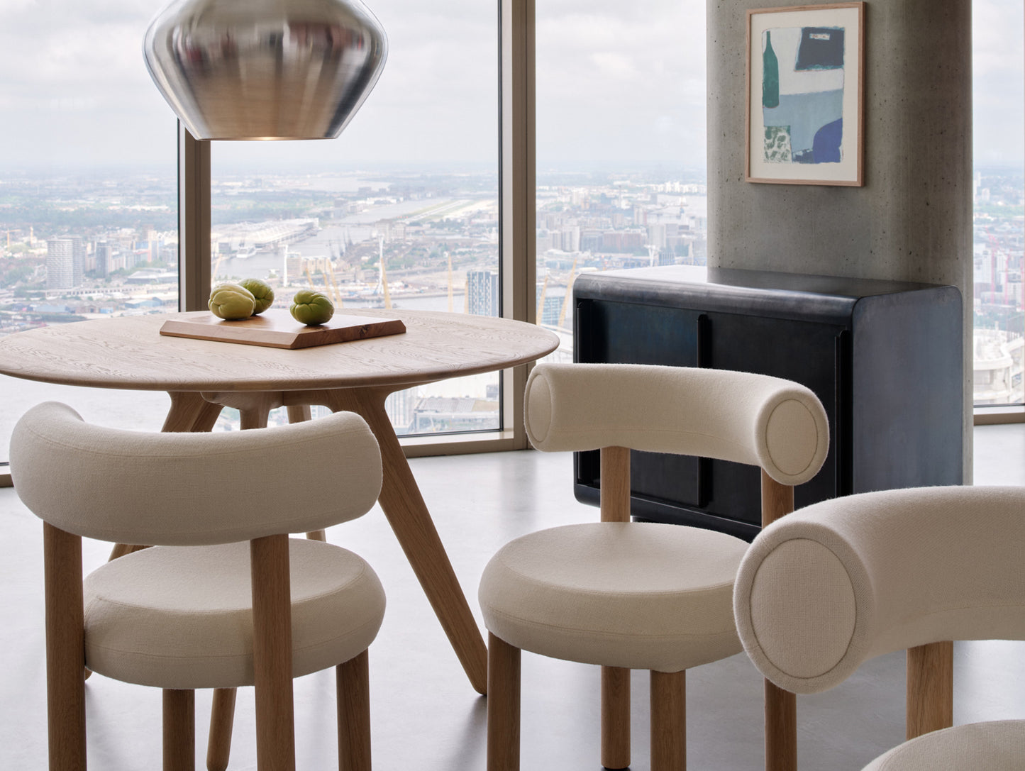 Fat Dining Chair Wood by Tom Dixon