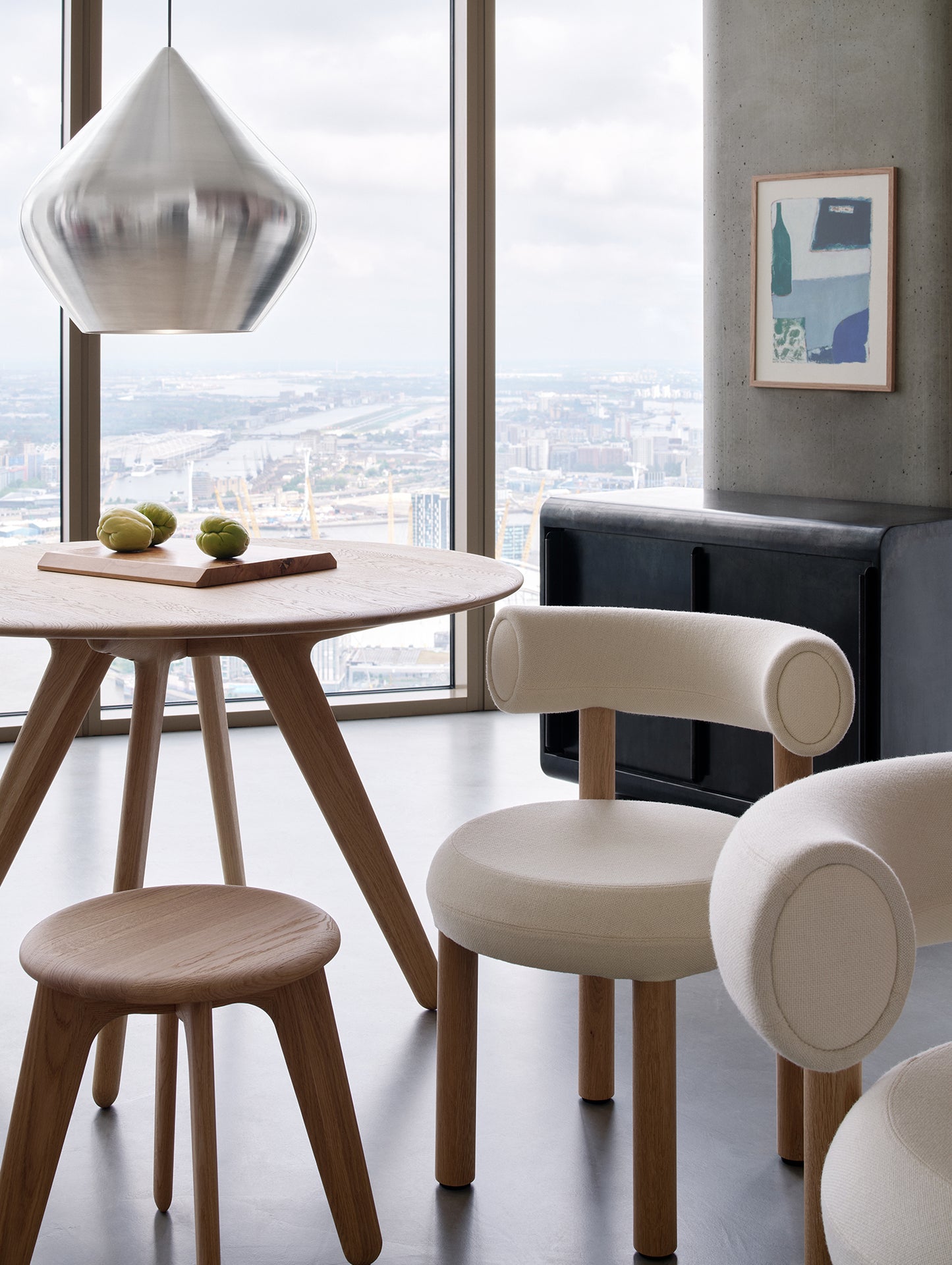 Fat Dining Chair Wood by Tom Dixon