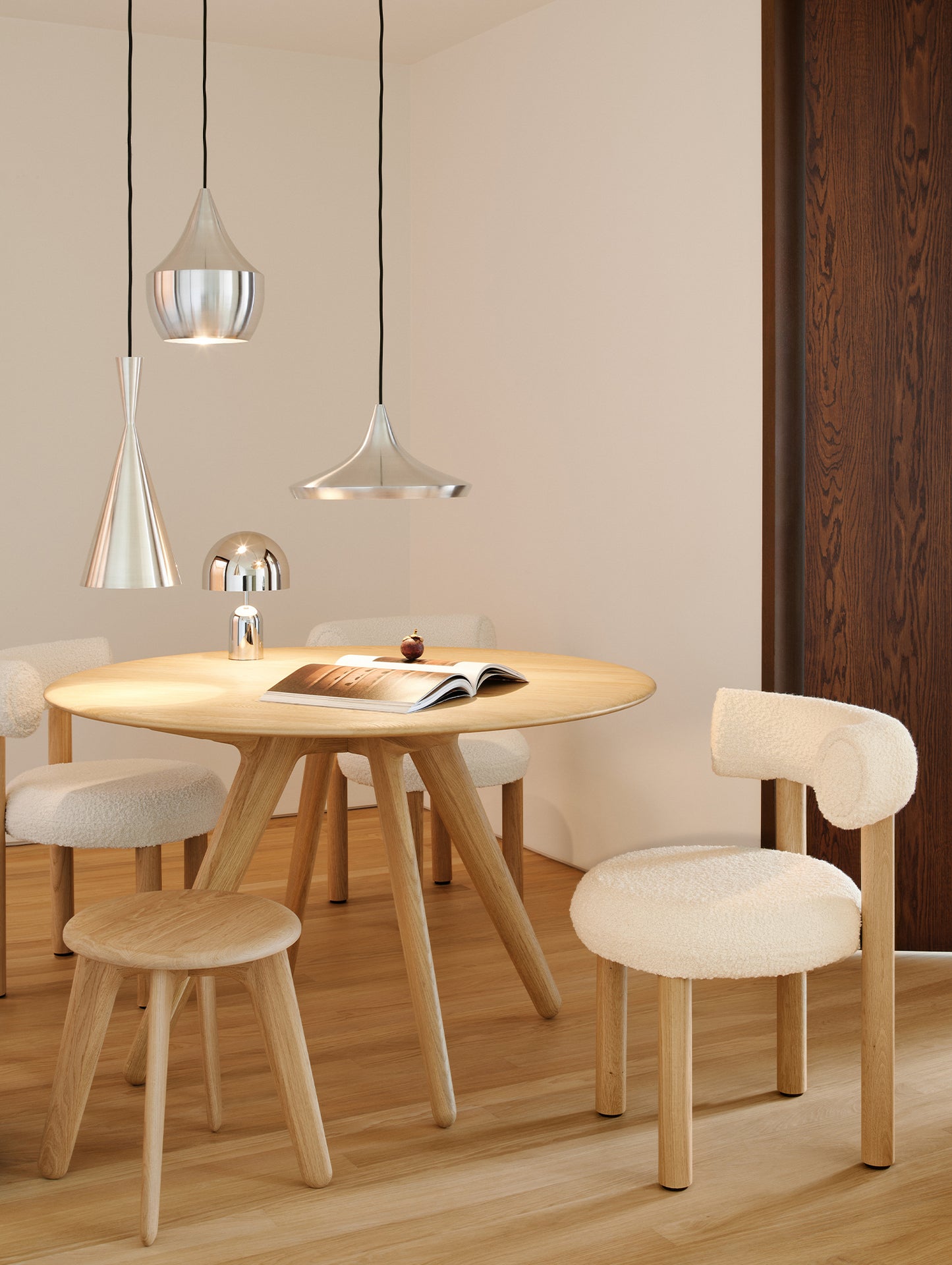 Fat Dining Chair Wood by Tom Dixon