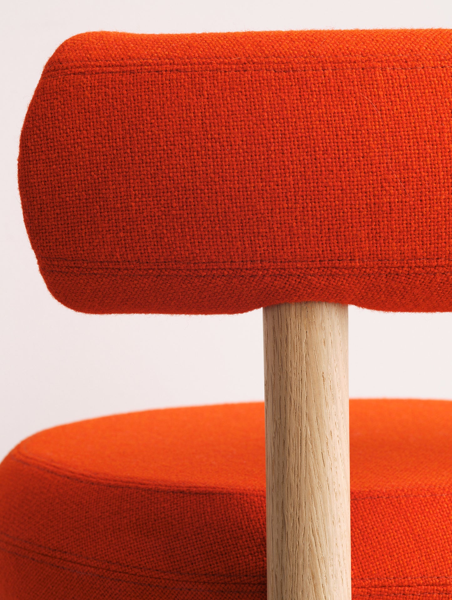 Fat Dining Chair Wood by Tom Dixon - Lacquered Oak Base / Hallingdal 65 600