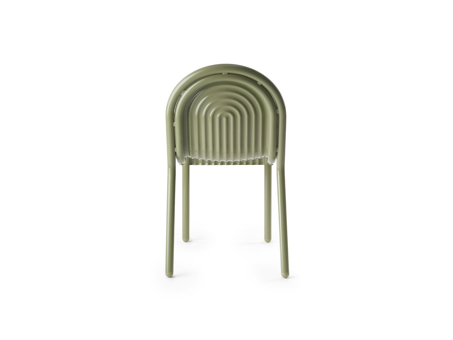 Groove Side Chair by Tom Dixon - Moss