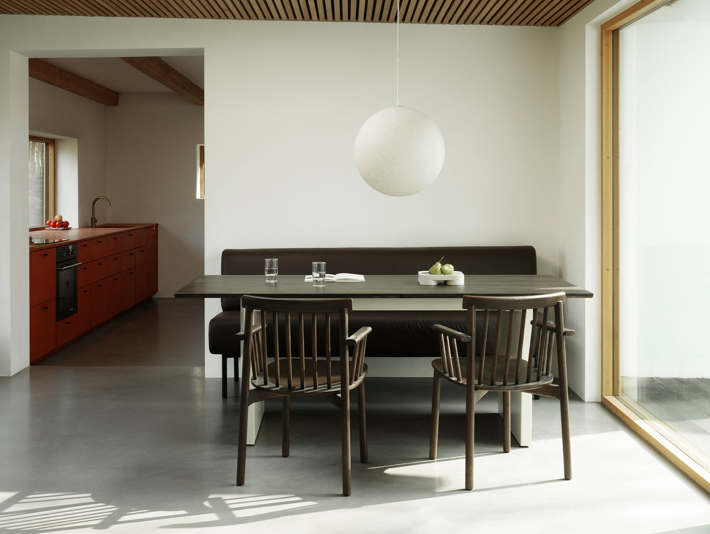 Pind Armchair by Normann Copenhagen - Brown Stained Ash
