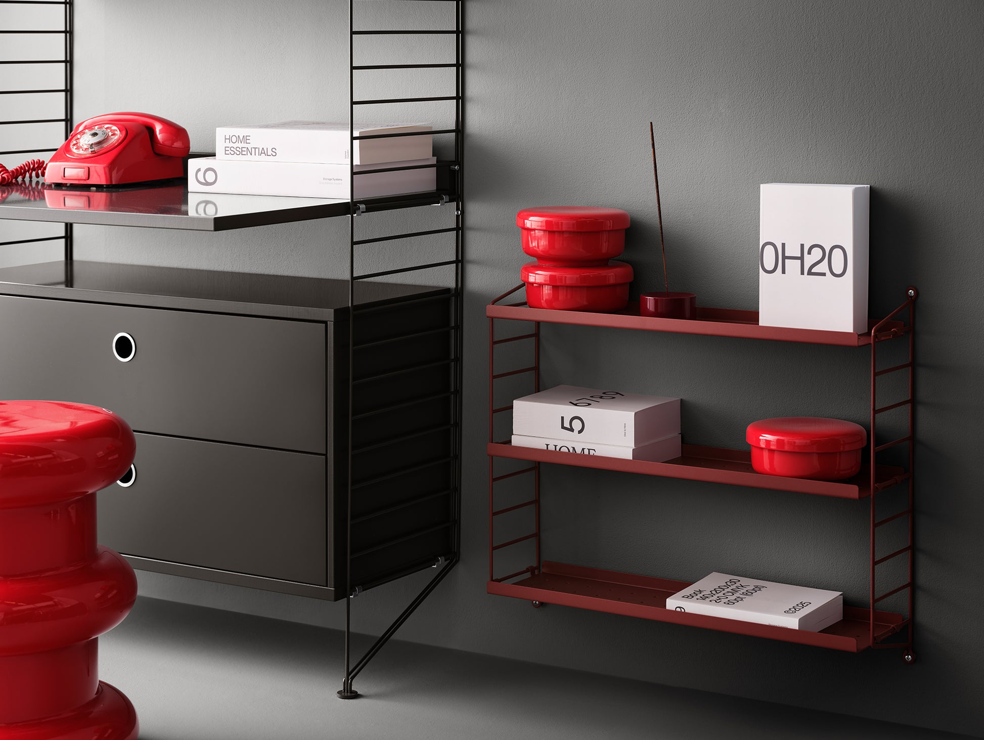 String System Chest with 2 Drawers by String