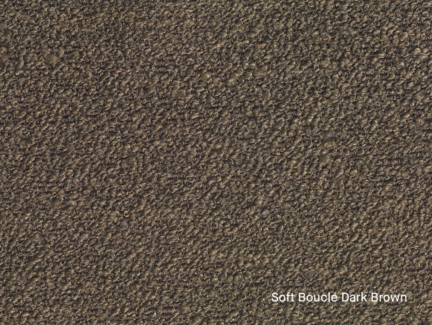 Rico Piccolo Lounge Chair by Ferm Living - Soft Boucle Dark Brown