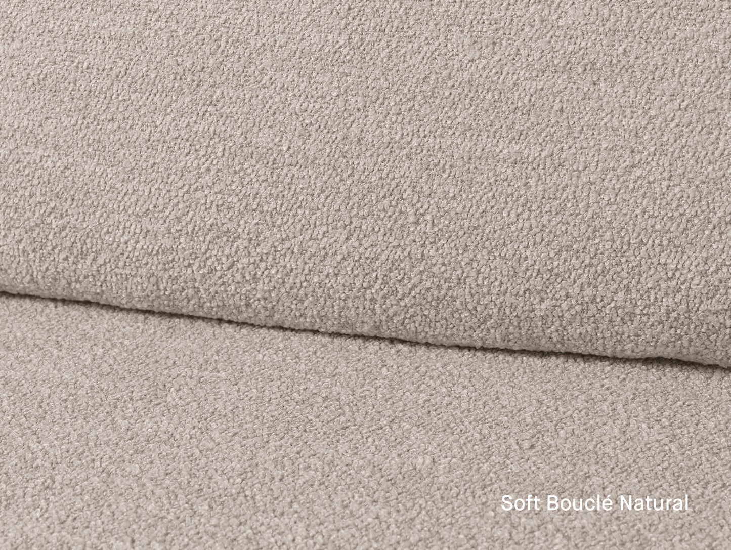 Rico 2-Seater Sofa by Ferm Living - Soft Boucle natural