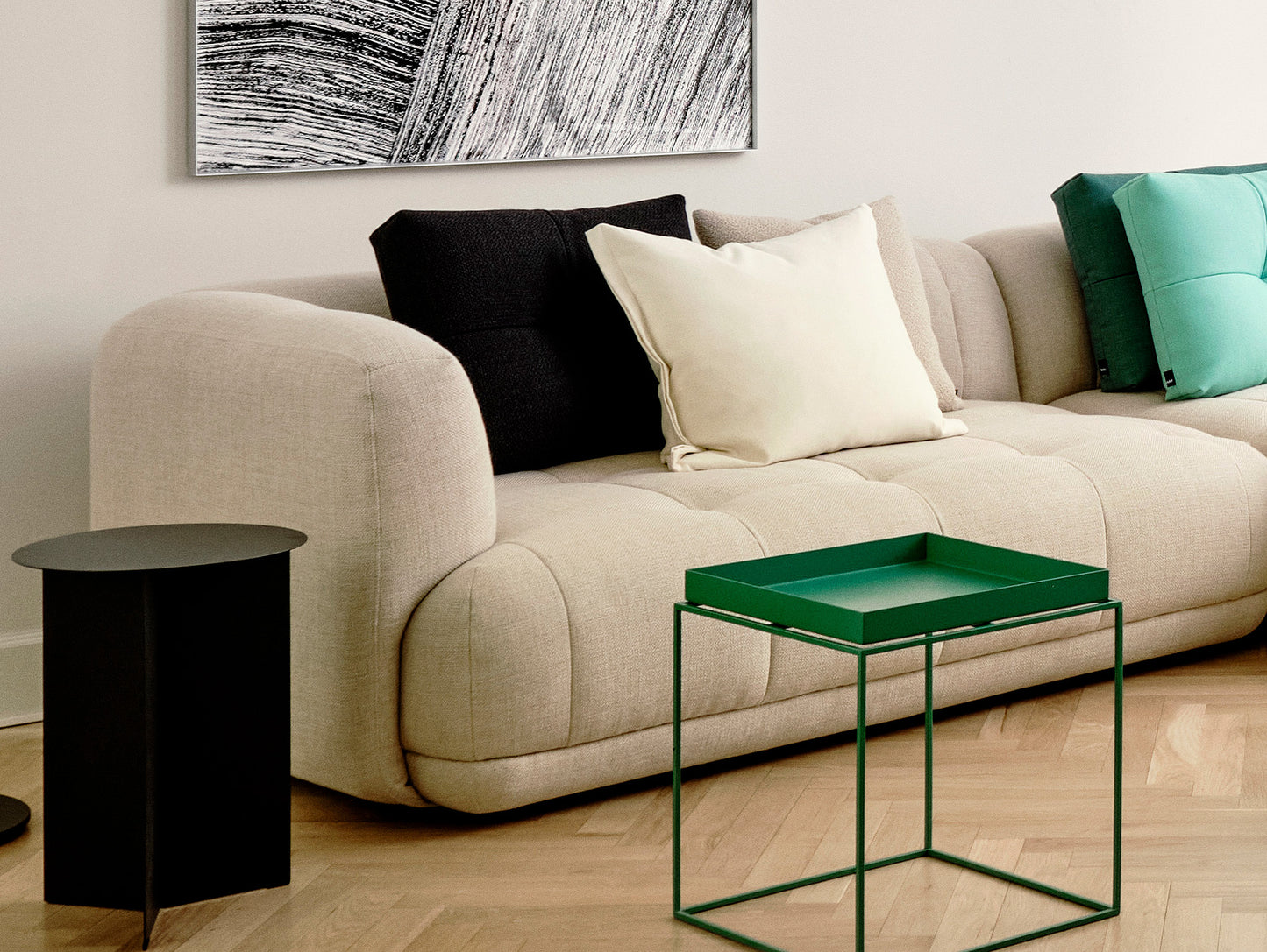 Quilton Sofa - Combination 19 in Tadao 200 by HAY