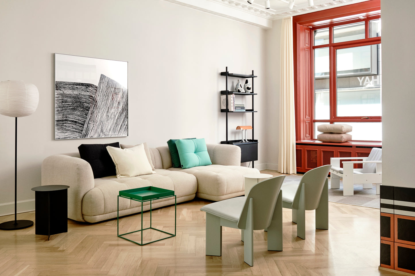 Quilton Sofa - Combination 19 in Tadao 200 by HAY