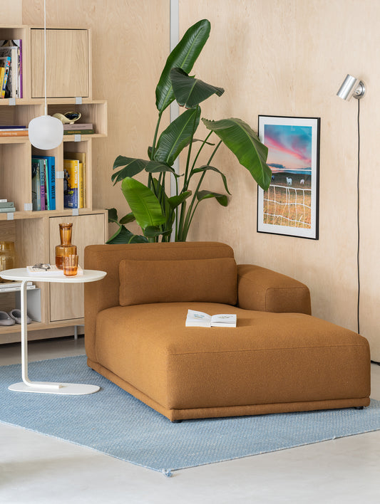 Connect Soft Modular Sofa  Individual Modules by Muuto - Module H / Right Armrest Chaise Longue