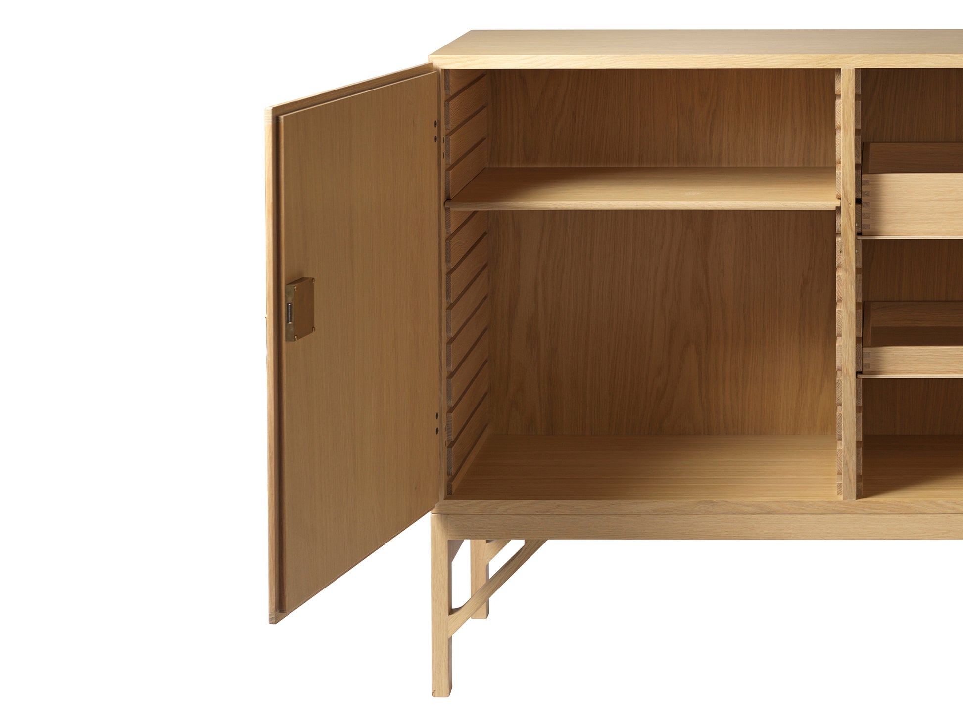 A232 Sideboard Shelf and Drawers by FDB Mobler