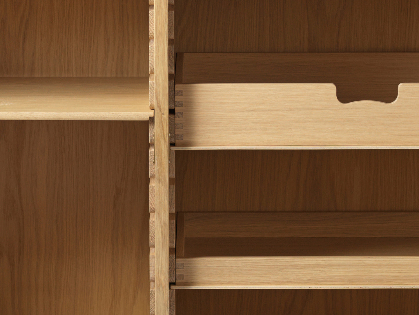 A232 Sideboard Shelf and Drawers by FDB Mobler