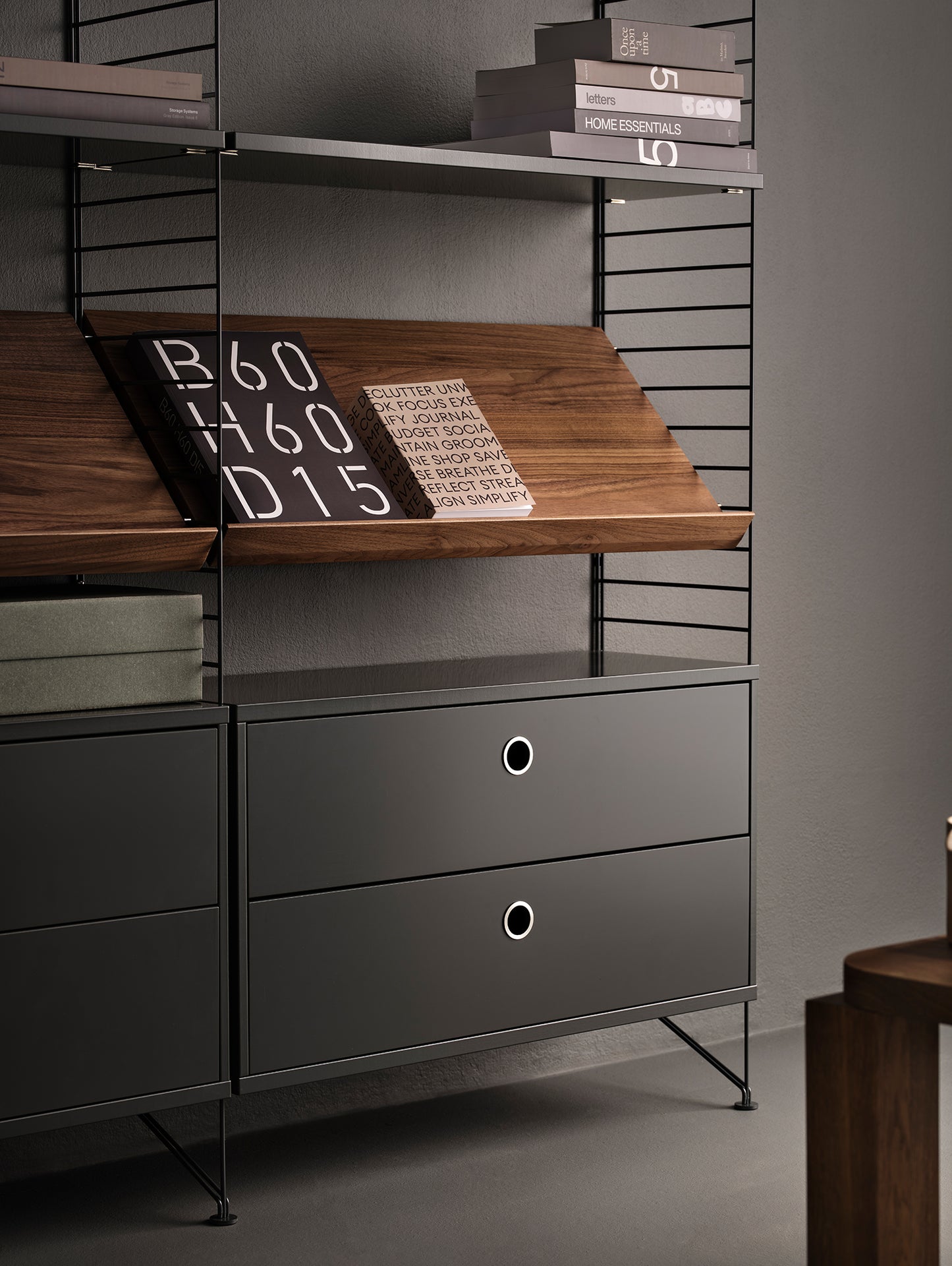 String System Magazine Shelf