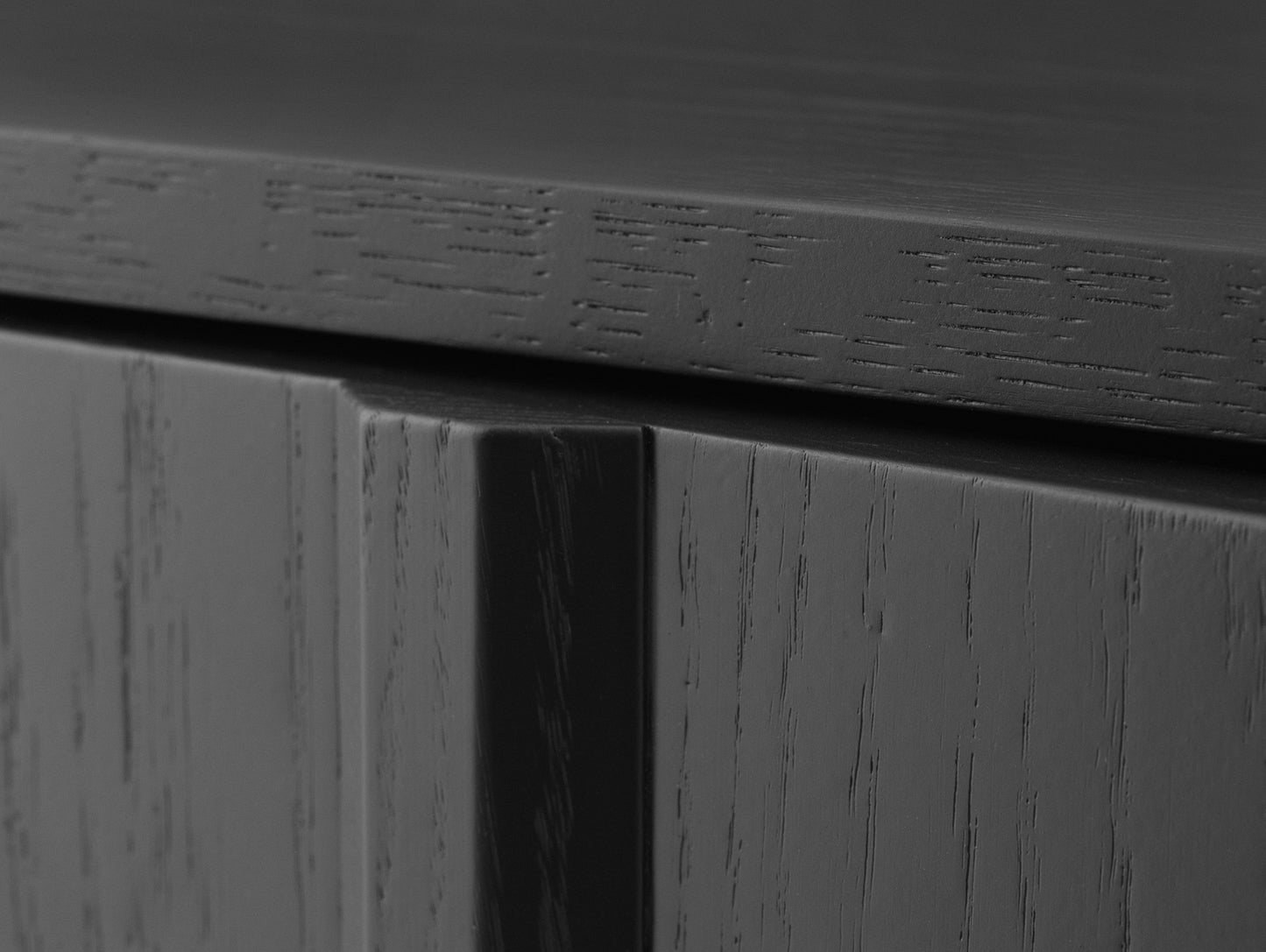 Rib Sideboard by Normann Copenhagen - Black Painted Oak Veneer
