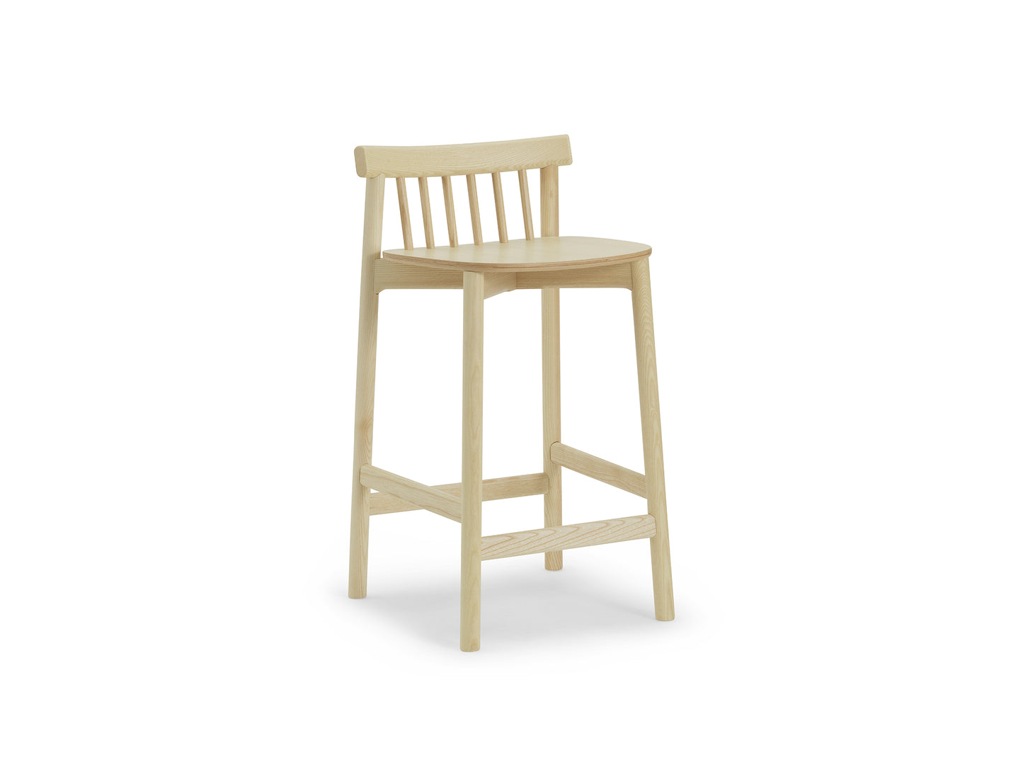 Pind Bar Stool by Normann Copenhagen - SH 65 cm / Lacquered Ash