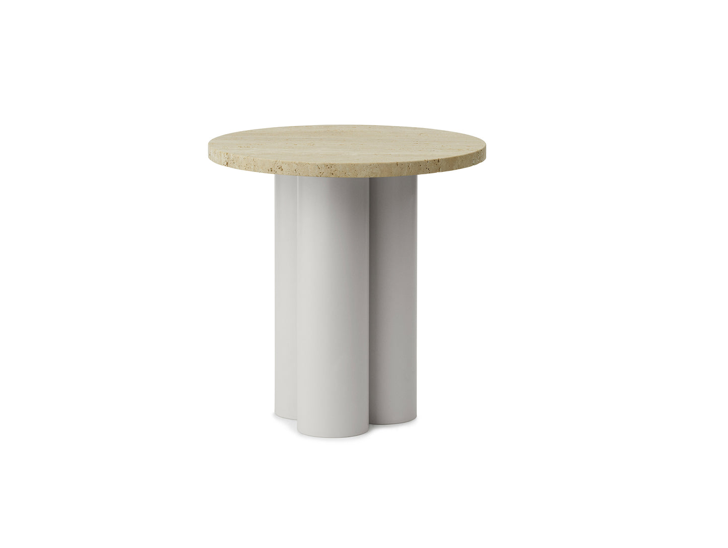 Dit Side Table by Normann Copenhagen - Sand Base / Travertine Light