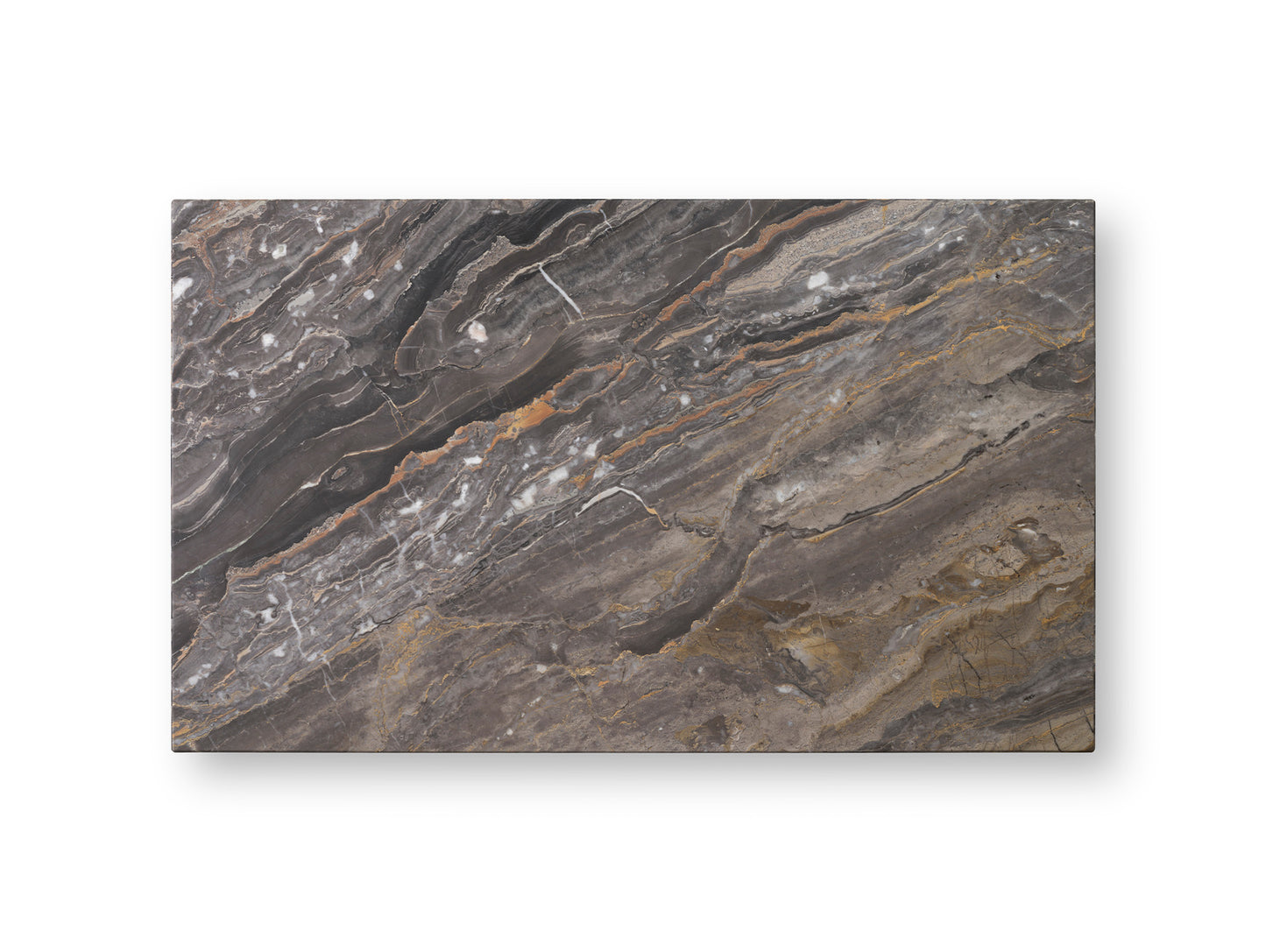 Marble Plinth Low by Audo Copenhagen - Grey Galaxy Marble