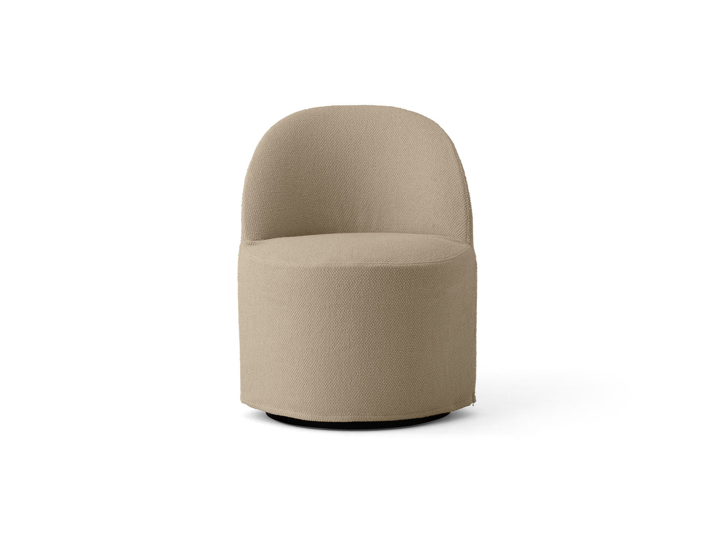Tearoom Club Chair with Loose Cover - Swivel Base with Return by Audo Copenhagen - Sand