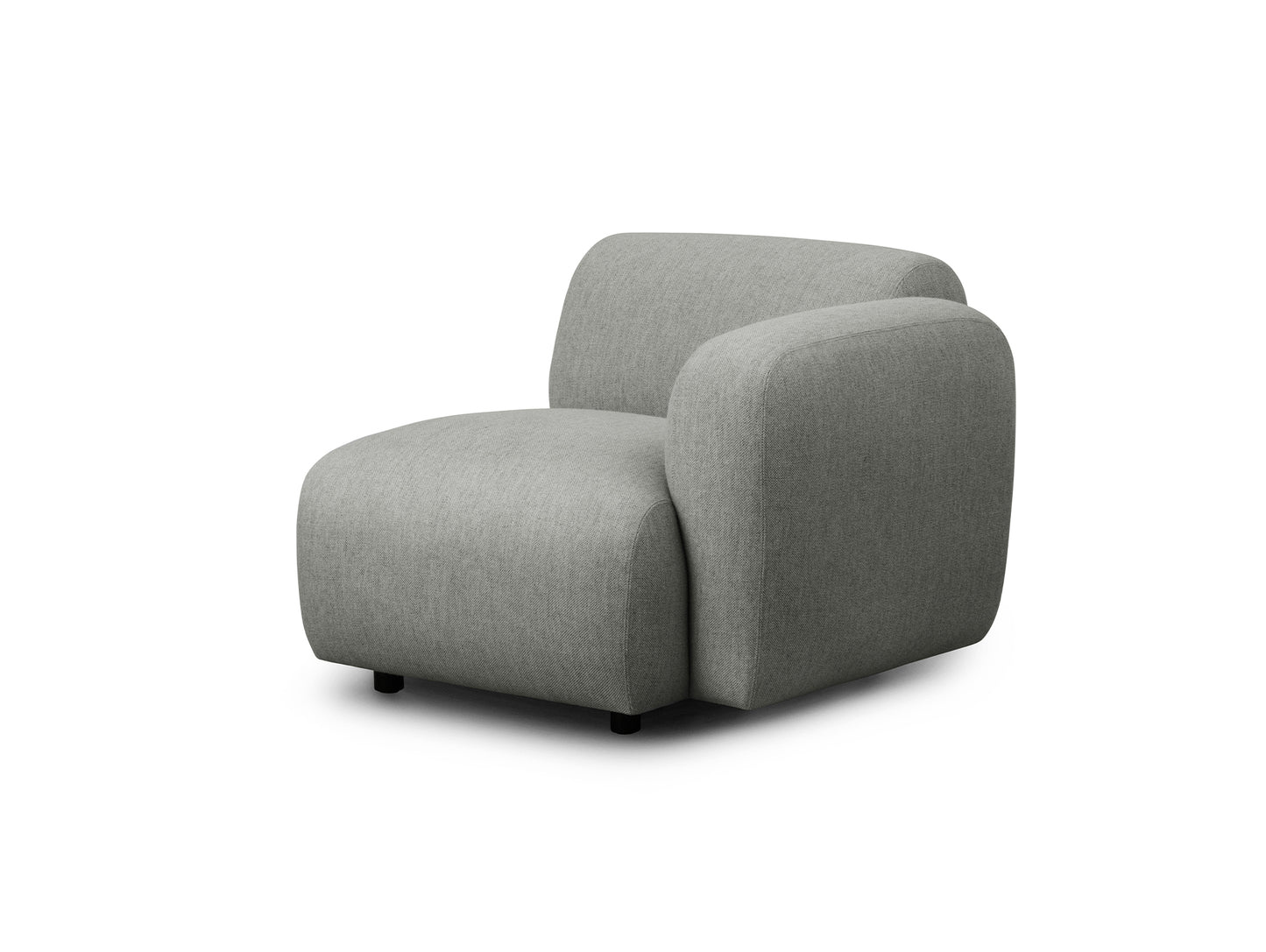 Swell Modular Sofa - Individual Modules by Normann Copenhagen - Right Armrest Module 120 (Sitting Left)