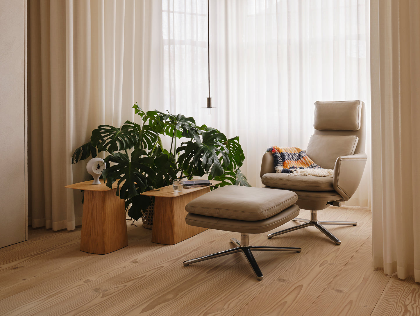 Wooden Side Tables by Vitra